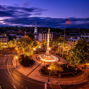 Downtown Easton at Night